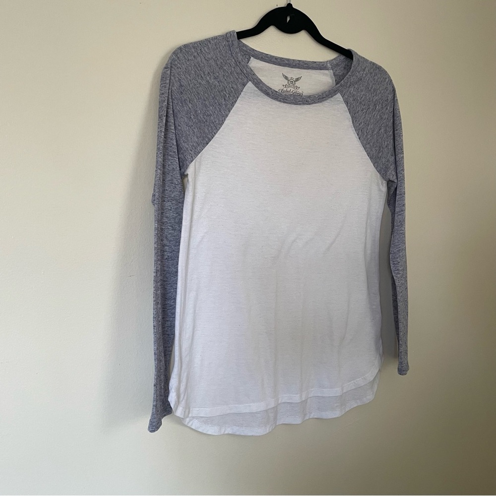 Faded Glory | Blue and White Baseball Tee | Size Small - Picture 2 of 9